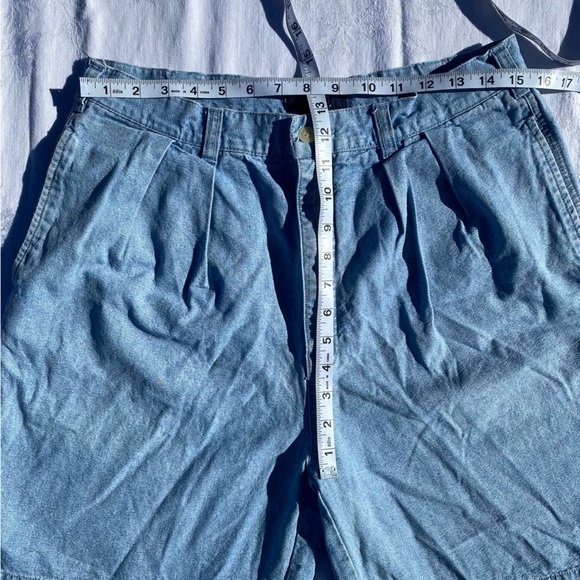 Chaps Ralph Lauren Denim high rise shorts - Picture 5 of 7